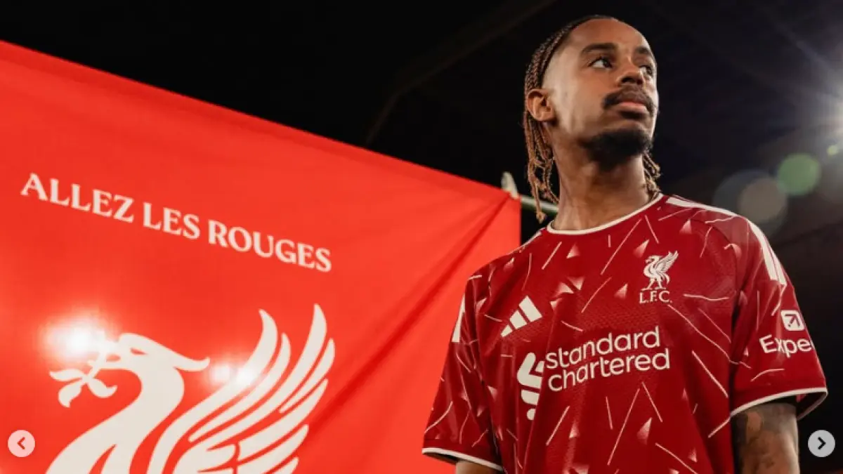 Transfer Bradley Barcola menjadi rekrutan paling mencolok melalui transfer senilai £123 juta dari Paris Saint-Germain. (IG@liverpoolfc)