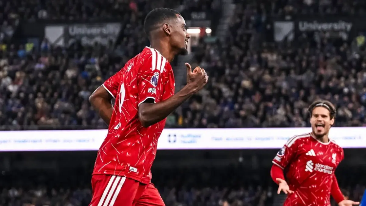 Alexander Isak mencetak dua gol saat Liverpool menang 2-0 atas Ipswich. (IG@liverpoolfc)