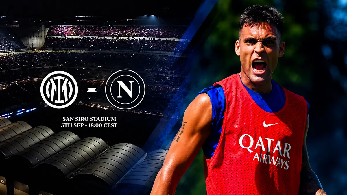 Inter Milan menjamu Napoli pada giornata ketiga Serie A di Stadio Giuseppe Meazza, Milan, Sabtu (5/9/2026) malam WIB. (IG@inter/Diolah)