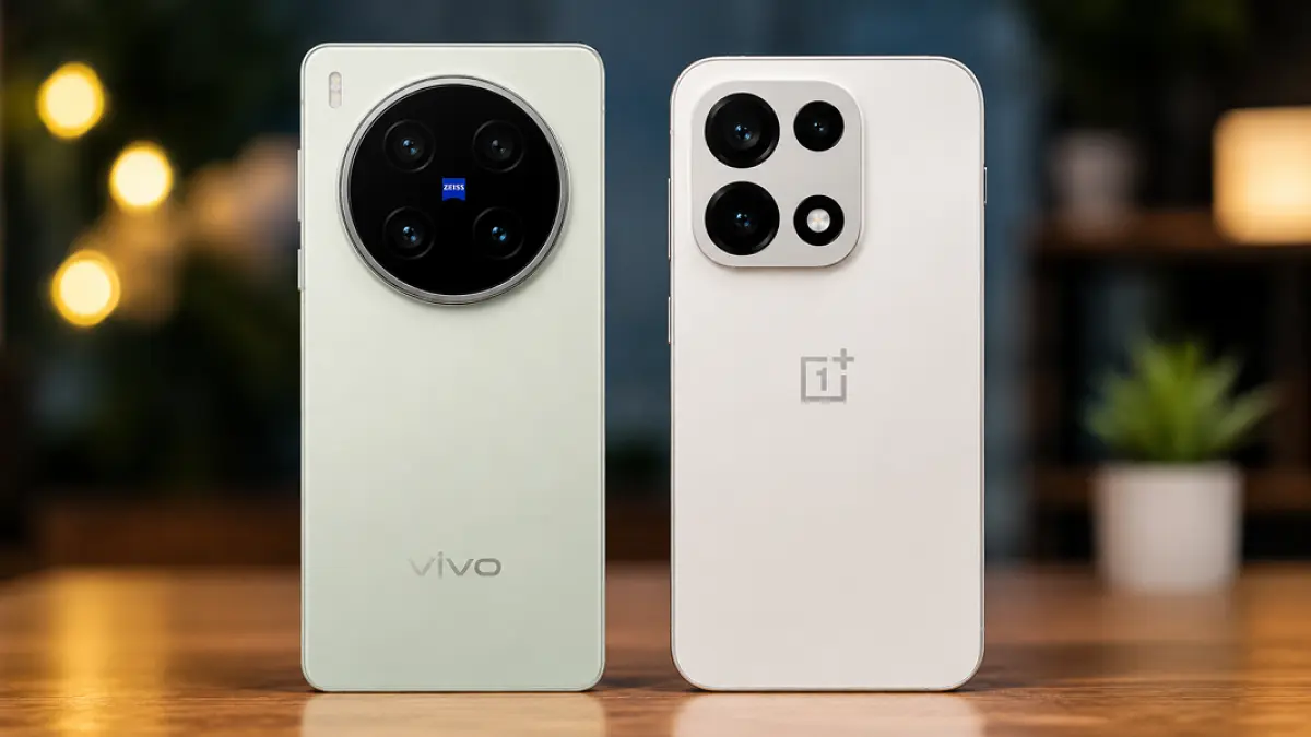Vivo X300 E dan OnePlus 15 bersaing lewat kamera, performa, baterai, layar, serta harga yang terpaut cukup jauh.(Dok. Vivo)