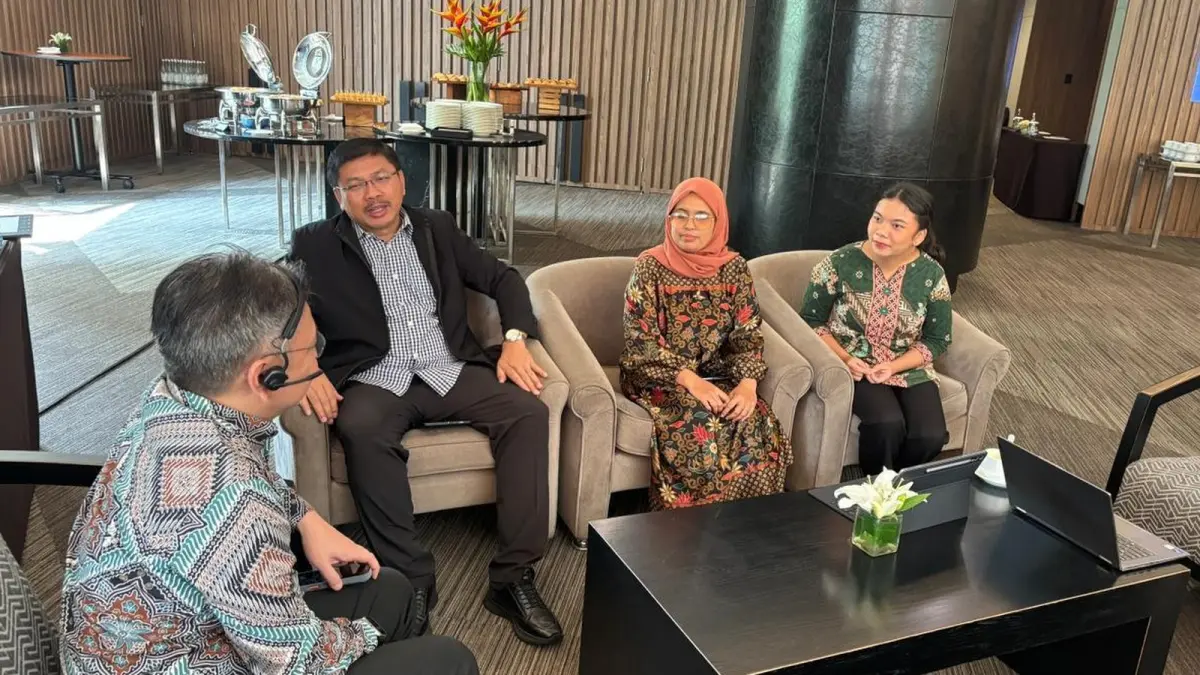 Kanwil Kemenkum Kalbar menggelar pertemuan koordinasi bersama Analis Kebijakan Ahli Pertama di Hotel Ayana, Jakarta, Jumat (4/9). (DOK KANWIL KEMENKUM KALBAR)
