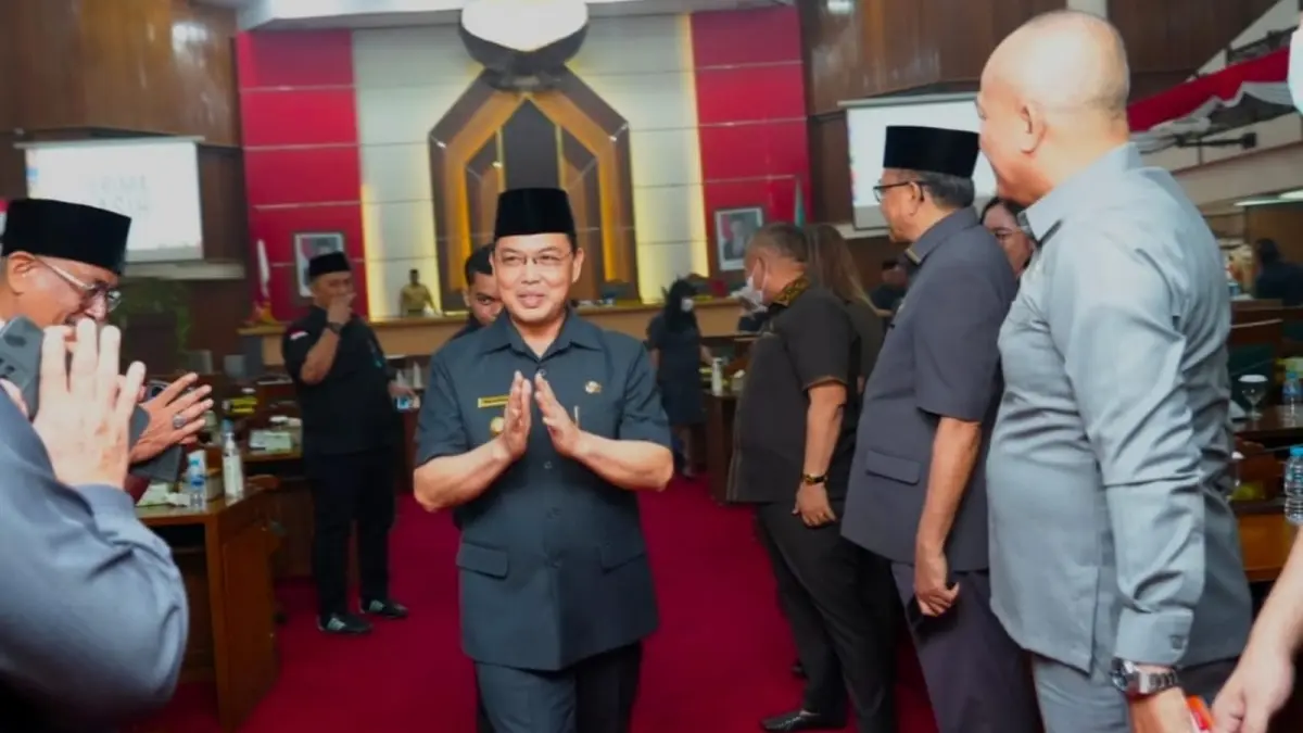 Penyampaian APBD Perubahan 2026 di Gedung DPRD Kalbar, Senin (7/9). (ISTIMEWA)