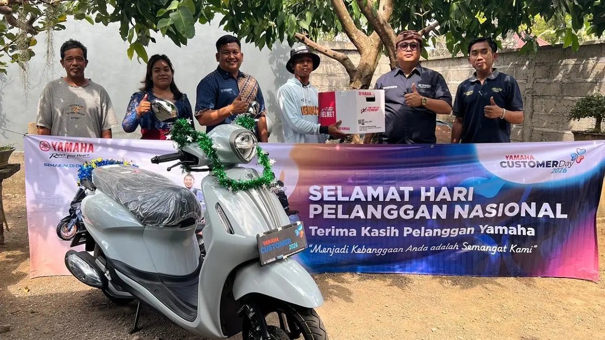Rayakan Hari Pelanggan Nasional Bersama Yamaha, Hadirkan Kejutan Bentuk Apresiasi.