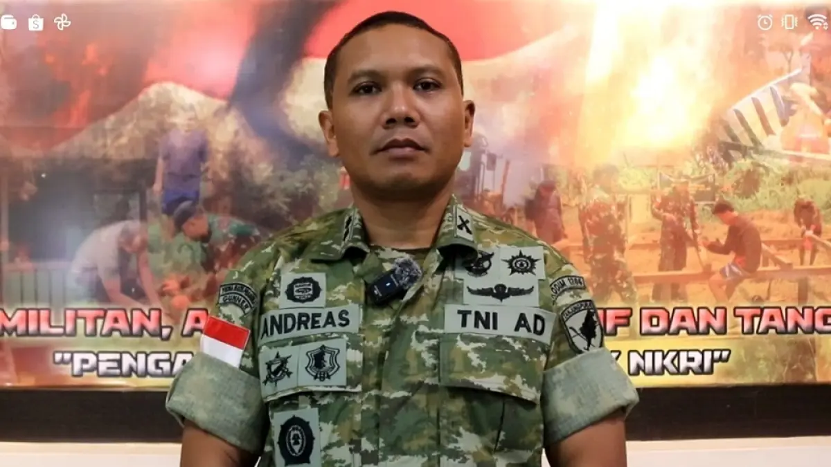 Letkol Arm Andreas Prabowo Putro. 