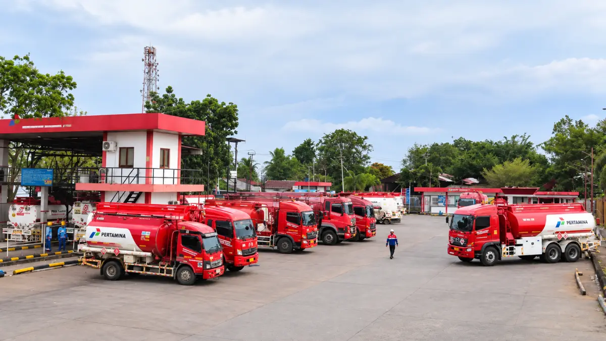 Armada mobil tangki Pertamina. (Pertamina Regional Kalimantan)