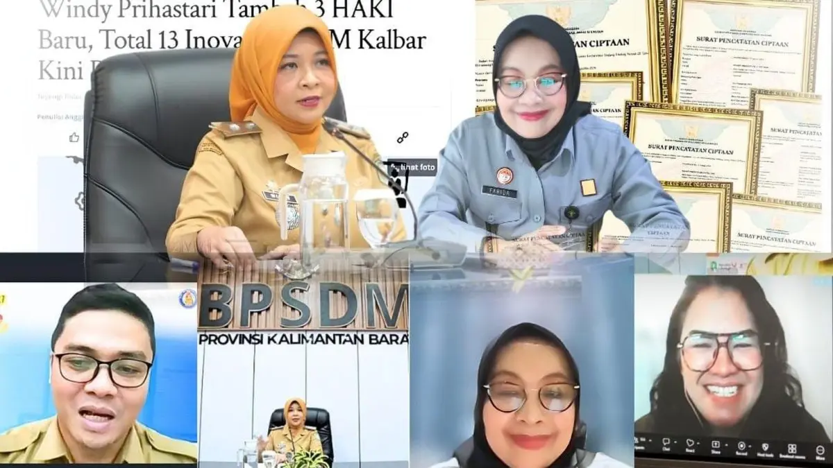 Kanwil Kemenkum Kalbar menggelar edukasi interaktif bertajuk "MBAK KEPO Belajar Volume 7" secara daring, Selasa (8/9). (DOK KANWIL KEMENKUM KALBAR)