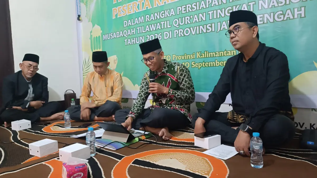 Ketua Umum LPTQ Kalbar Andi Musa memberikan pengarahan kepada peserta TC. 