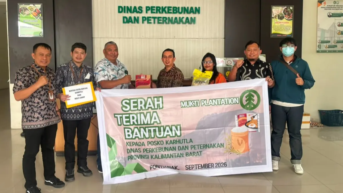 Mukti Plantation menyalurkan bantuan sembako dan secara langsung membantu pemadaman karhutla bersama masyarakat, TNI, dan Polri.