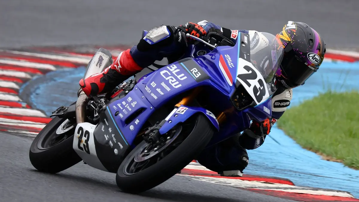 Sabian Fathul Ilmi saat tampil di seri 4 R3 BLU CRU Asia-Pacific Championship di sirkuit Motegi Jepang.