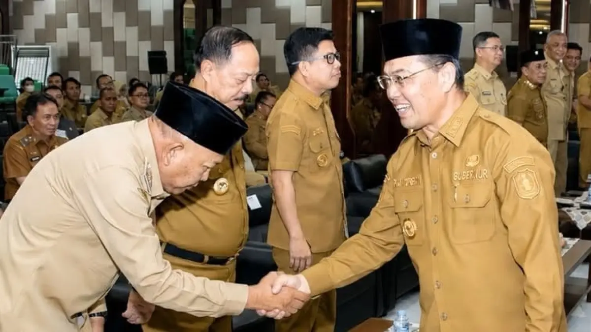 Wabup Mempawah, Juli Suryadi saat menghadiri Raker bersama Gubernur Kalbar, Ria Norsan di Pontianak.