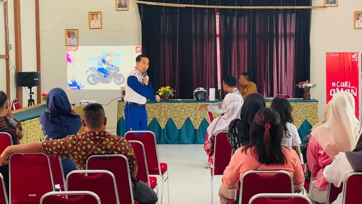 Astra Motor Kalbar Edukasi Safety Riding di Kuala Mandor B