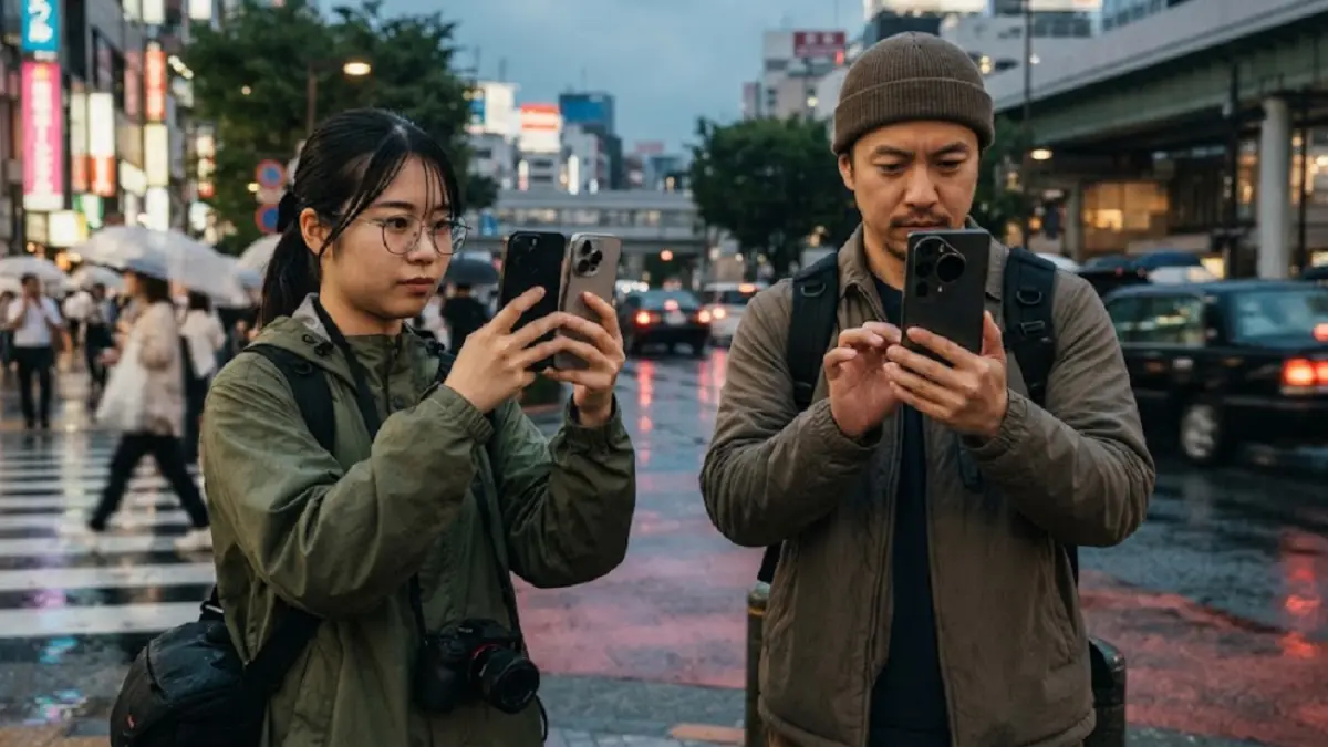 iPhone Duo dan Huawei Pura X Max mengusung desain foldable lebar dengan layar utama sekitar 7,6 hingga 7,7 inci.(Ilustrasi)