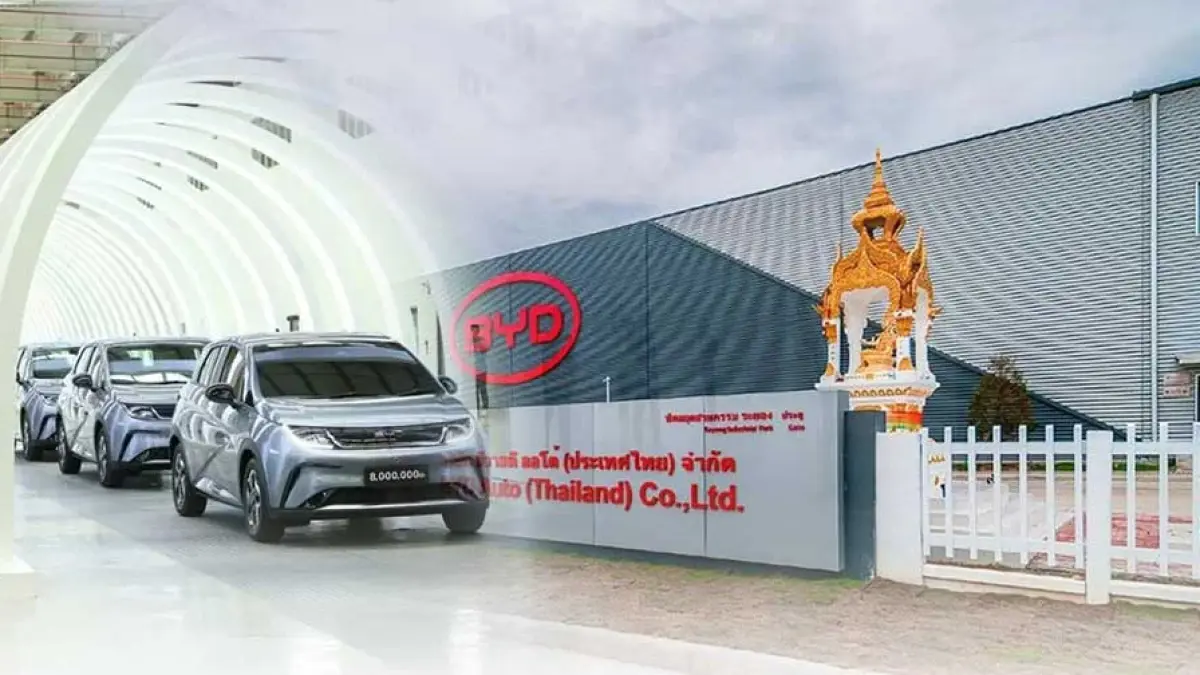 Pabrik BYD di Thailand. (FOTO: dealerbyd)