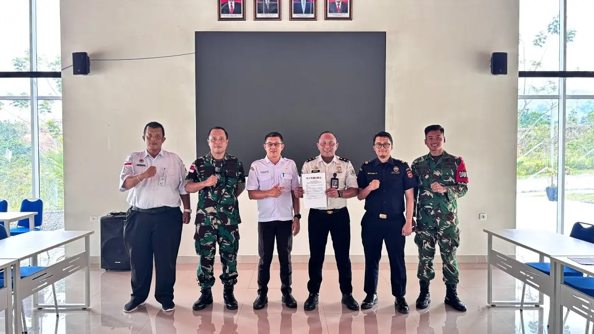 Tim Sijagat (Sarana Informasi Jagoi Babang Terintegrasi) di Pos Lintas Batas Negara (PLBN) Jagoi Babang, Kabupaten Bengkayang.