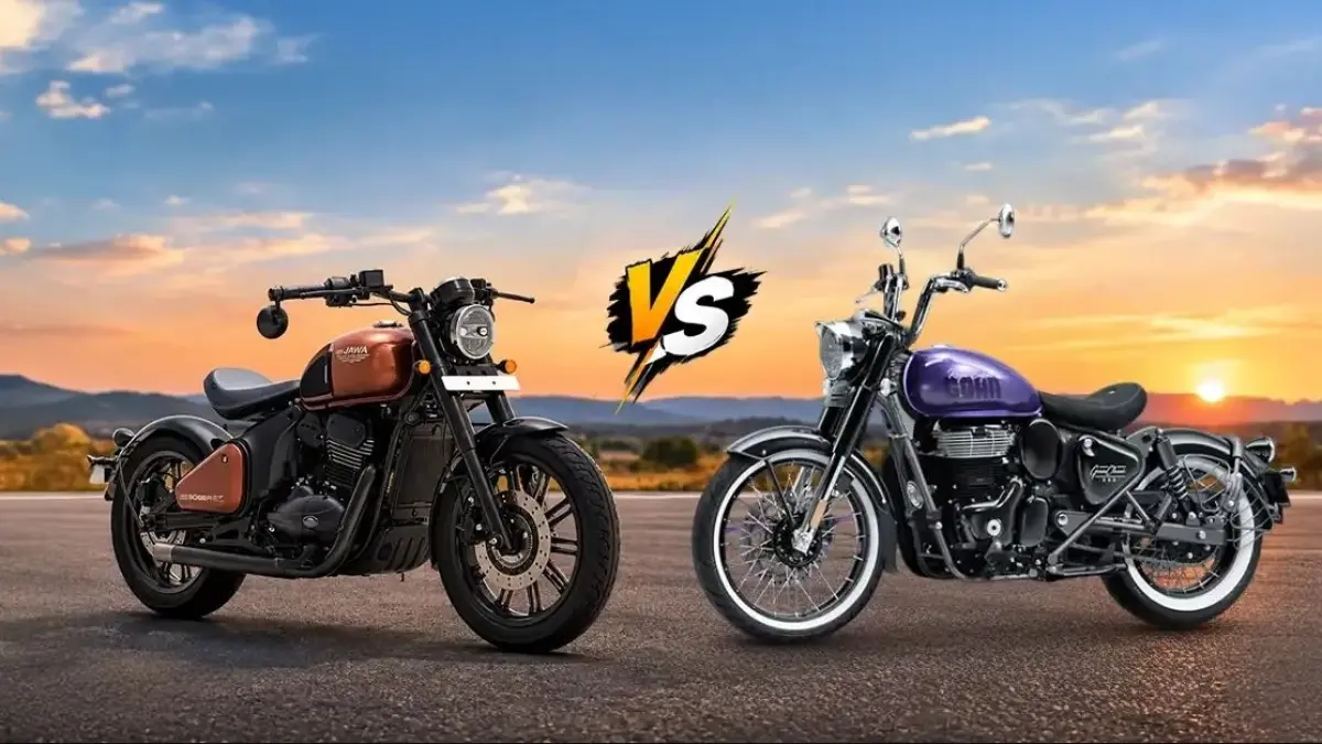 Jawa 42 Bobber vs Goan Classic 350. (thebikejunction)