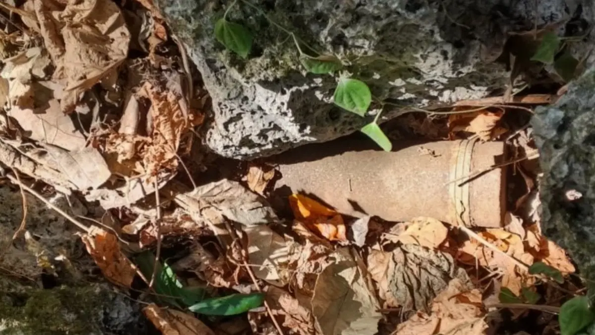 Lokasi temuan UXO di kawasan PSN Blok Masela, Kepulauan Tanimbar, Maluku. (ANTARA/HO-Polda Maluku)