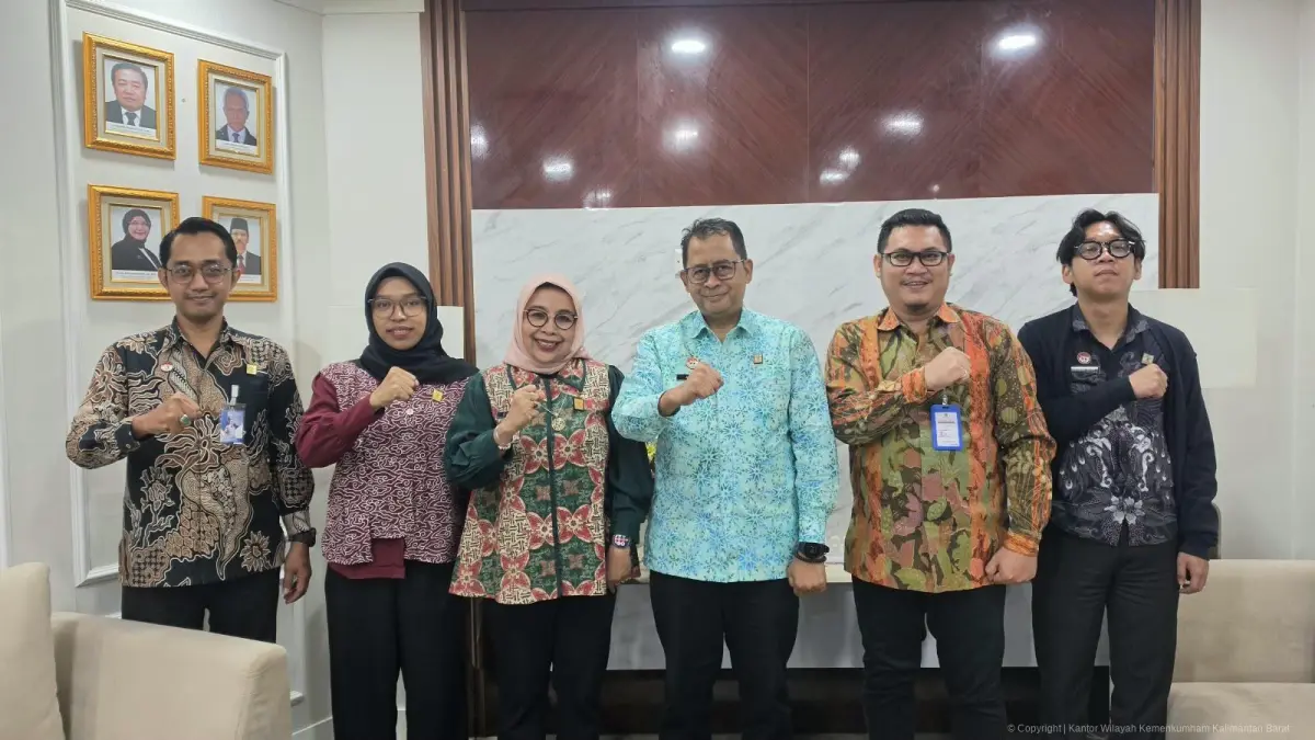 Kanwil Kemenkum Kalbar menggelar pertemuan dengan Direktur Hak cipta dan Desain Industri DJKI Kemenkum RI di Jakarta pada Kamis (10/9). (DOK KANWIL KEMENKUM KALBAR)