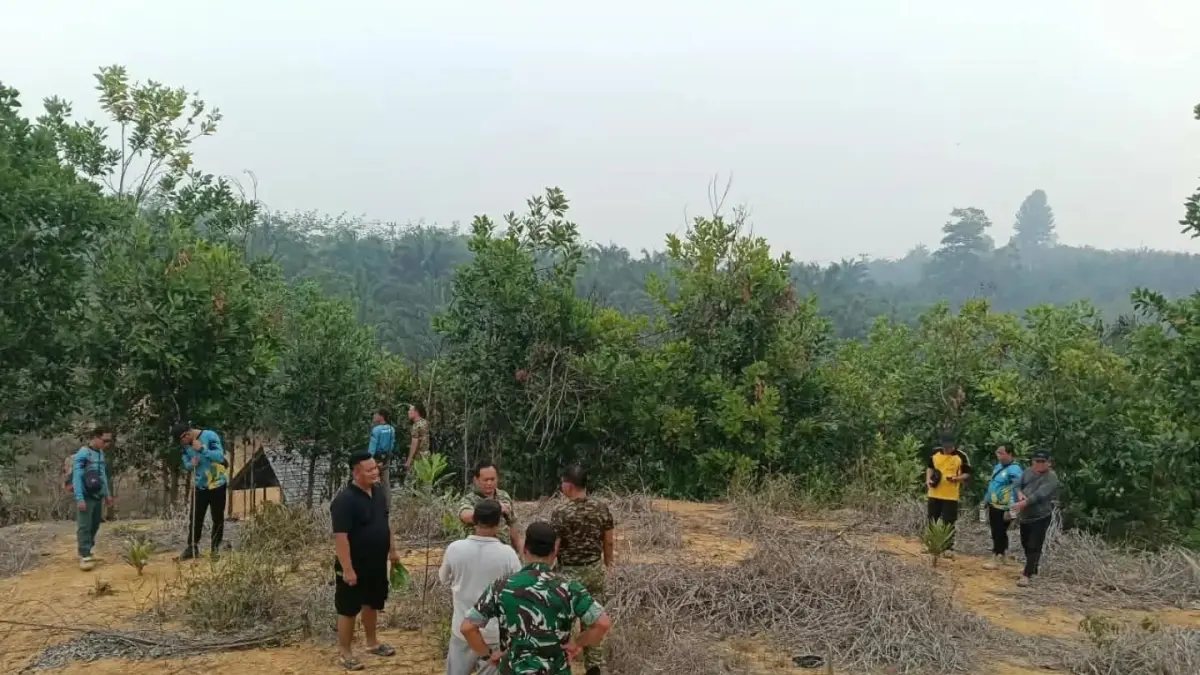 Demonstrasi Plot (Demplot) seluas 500 meter persegi di Desa Jambu, Dusun Potai, wilayah Kayan Hilir.(ISTIMEWA)