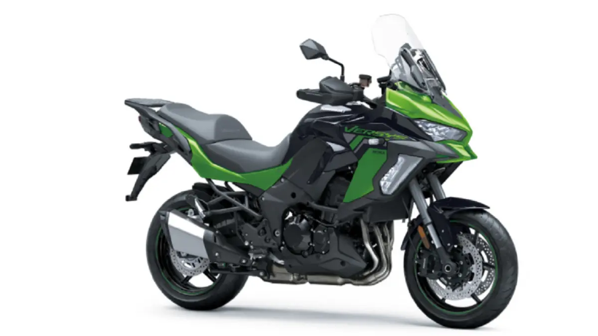 Kawasaki Versys 1100 SE 2027 hadir dengan warna baru Plasma Lime Green dan Metallic Diablo Black serta mesin empat silinder 1.098cc. (RESPONSE.JP)