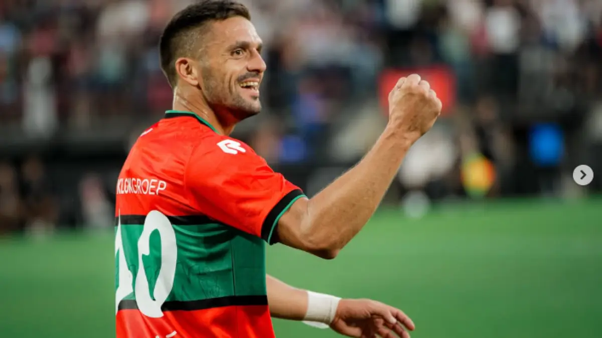 NEC Nijmegen bertandang ke markas Juventus dengan Dusan Tadic menjadi salah satu pemain yang diwaspadai tuan rumah. (IG@dusantadic)