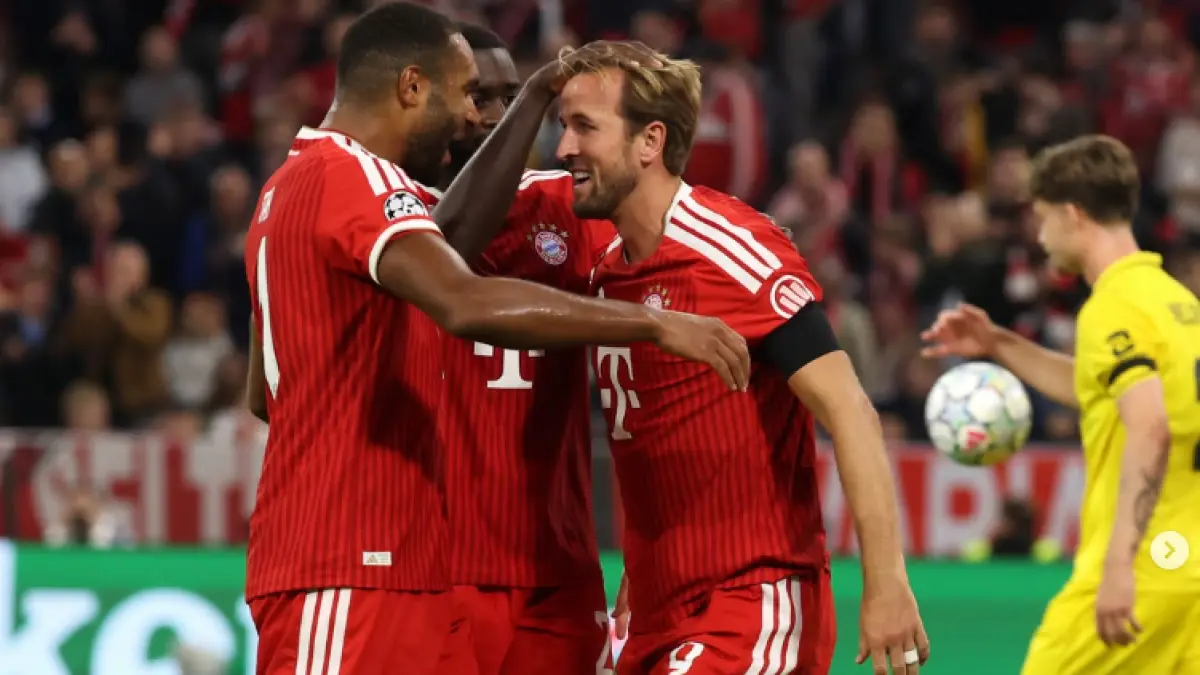 Harry Kane memburu gol ke-100 Bundesliga saat menghadapi Union Berlin. (IG@harrykane)