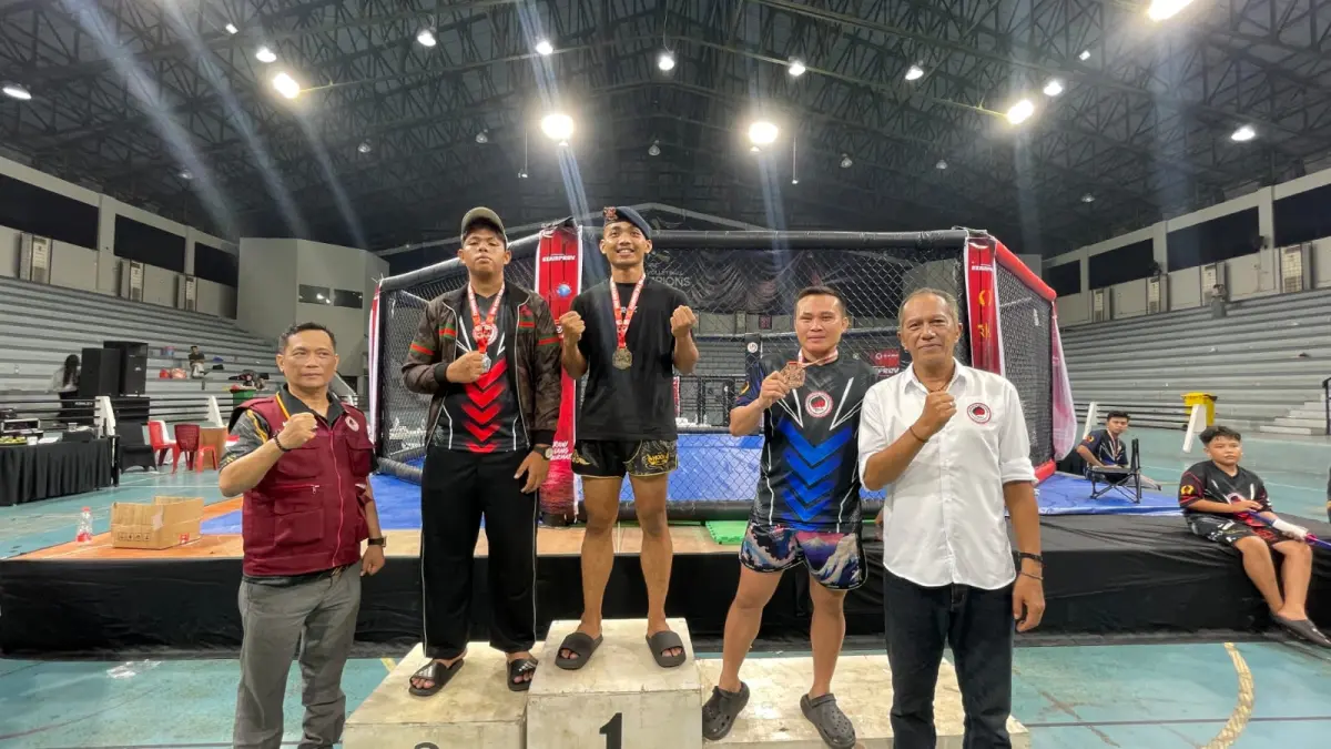 Panji Gifana Raih Juara Kejurprov IBCA MMA Kalbar.