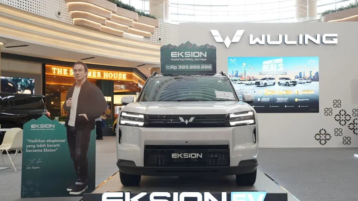 Tampilan dari Wuling Eksion EV. (ANTARA/Wuling Motors)