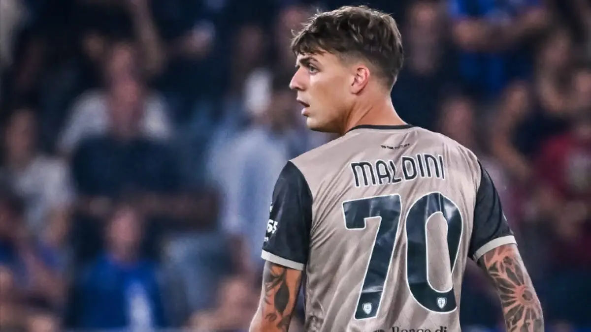 Daniel Maldini menjadi tumpuan Cagliari saat menghadapi Udinese di Liga Italia. (IG@cagliaricalcio)