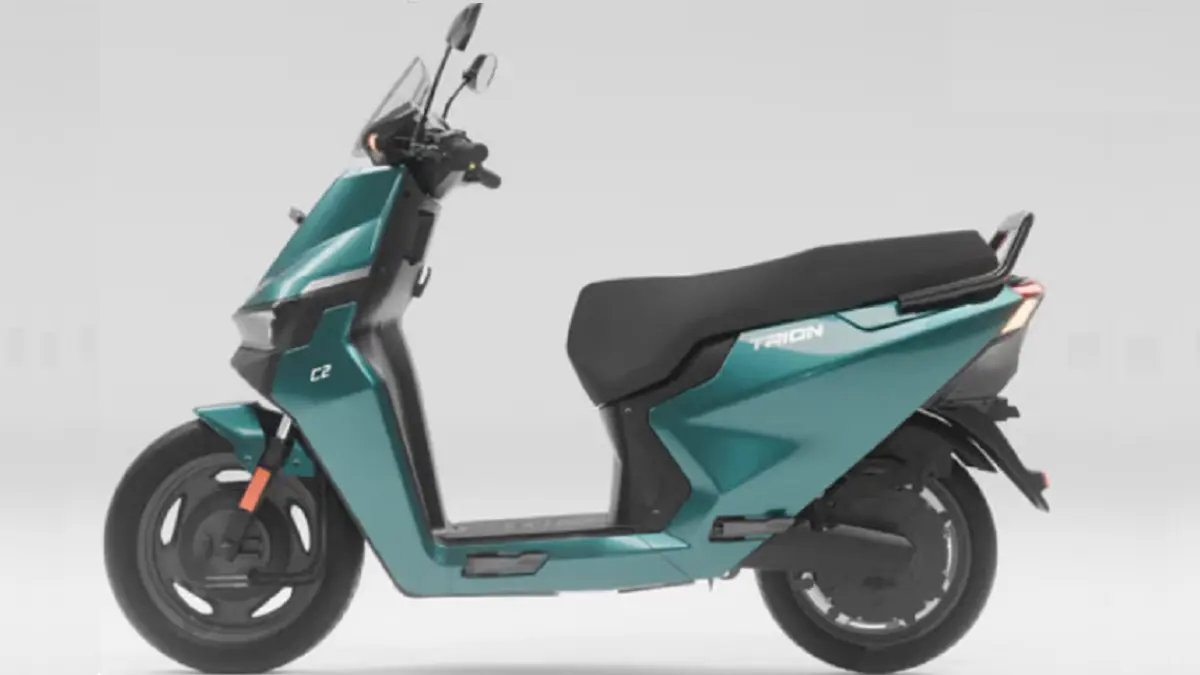 E3 Electric.AI Trion merupakan skuter listrik yang ditawarkan dalam tiga varian dengan jarak tempuh hingga 160 kilometer. (AUTOCARINDIA)