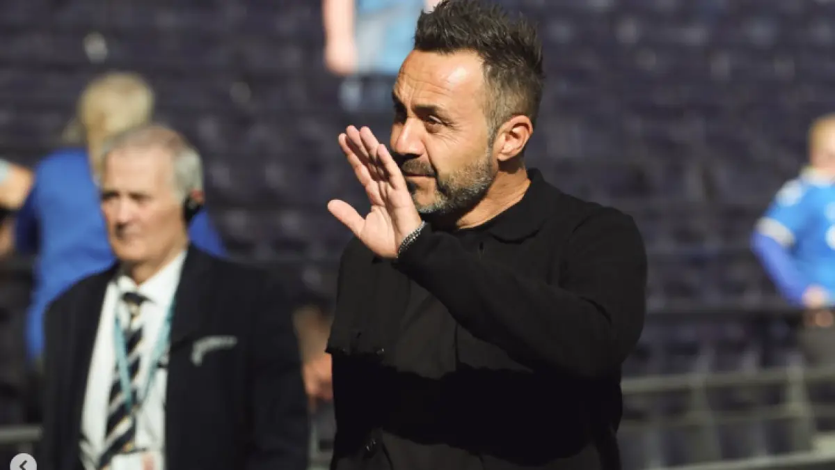 Roberto De Zerbi menghadapi tekanan saat Tottenham Hotspur menjamu Aston Villa di Liga Inggris (IG@spursofficial)