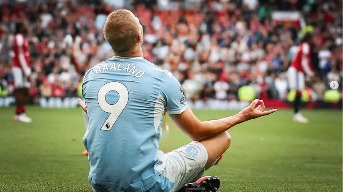 Erling Haaland menjadi tumpuan Manchester City saat menjamu Sunderland di Etihad Stadium. (IG@erling)