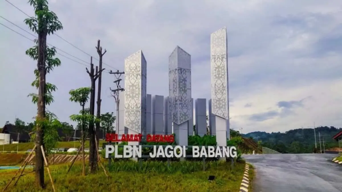 PLBN Jagoi Babang. (Antara)