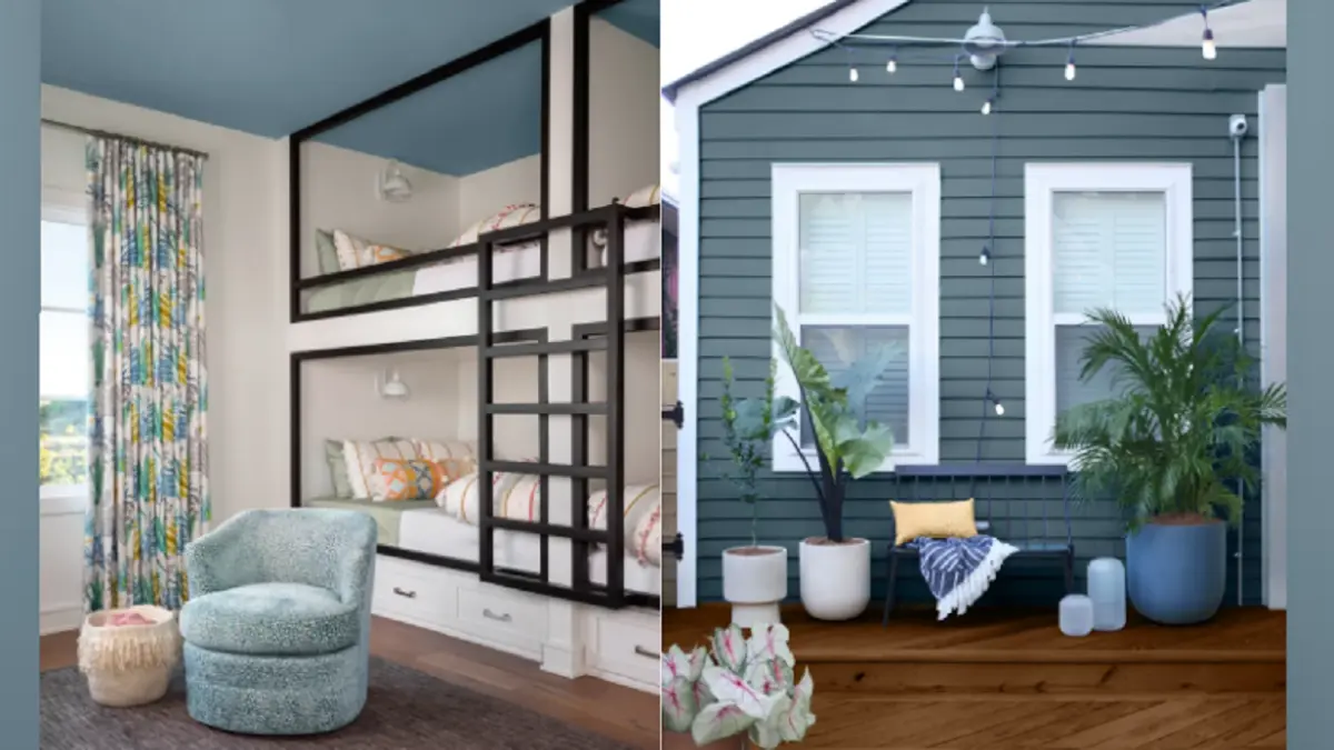 Artifact PPG10-16 menjadi Color of the Year Glidden 2027 dengan karakter biru hangat yang dirancang memberi suasana tenang. (GLIDDEN)