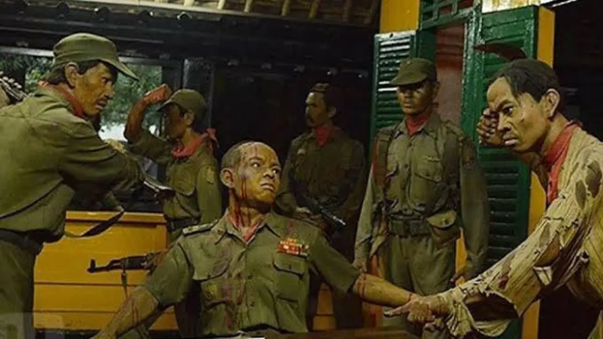 Diorama yang menampilkan reka ulang salah satu peristiwa Gerakan 30 September (G30S/PKI). (DOK JAWA POS)