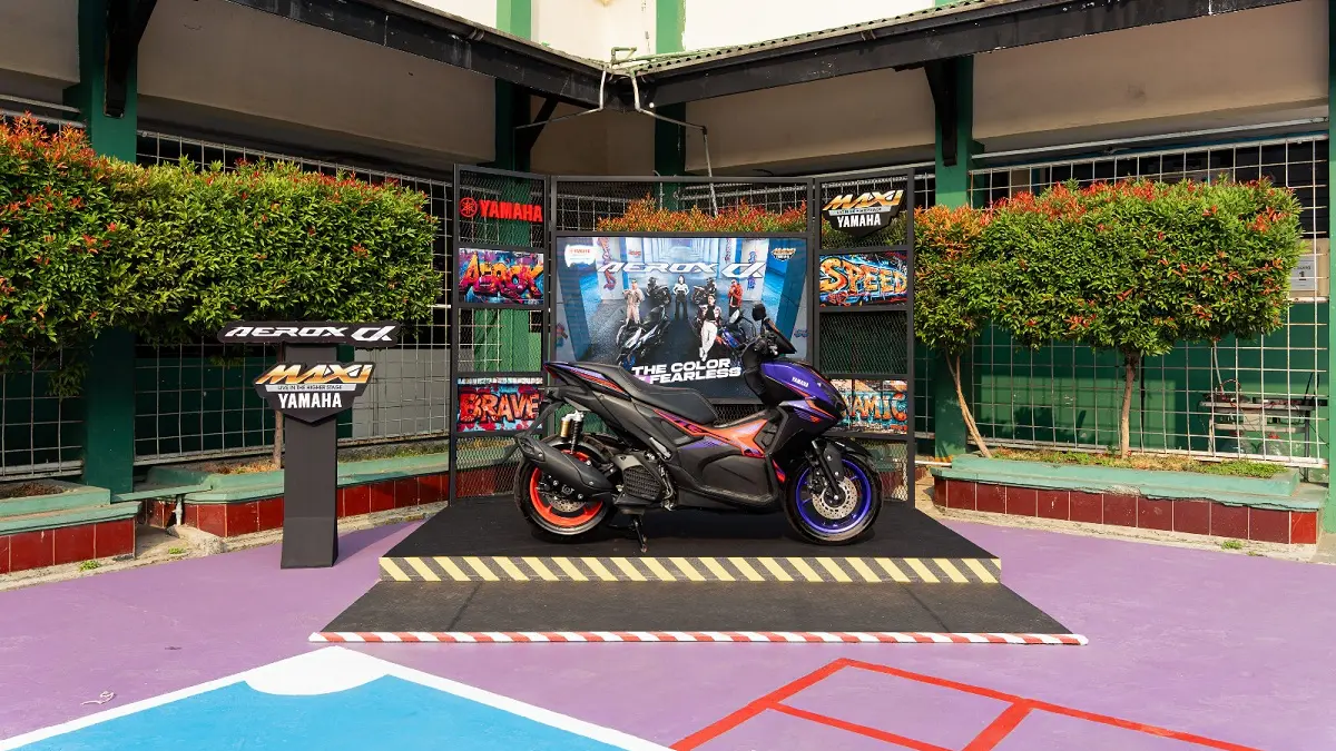 Yamaha hadir di sekolah Jabodetabek melalui Break Time Bareng AEROX.