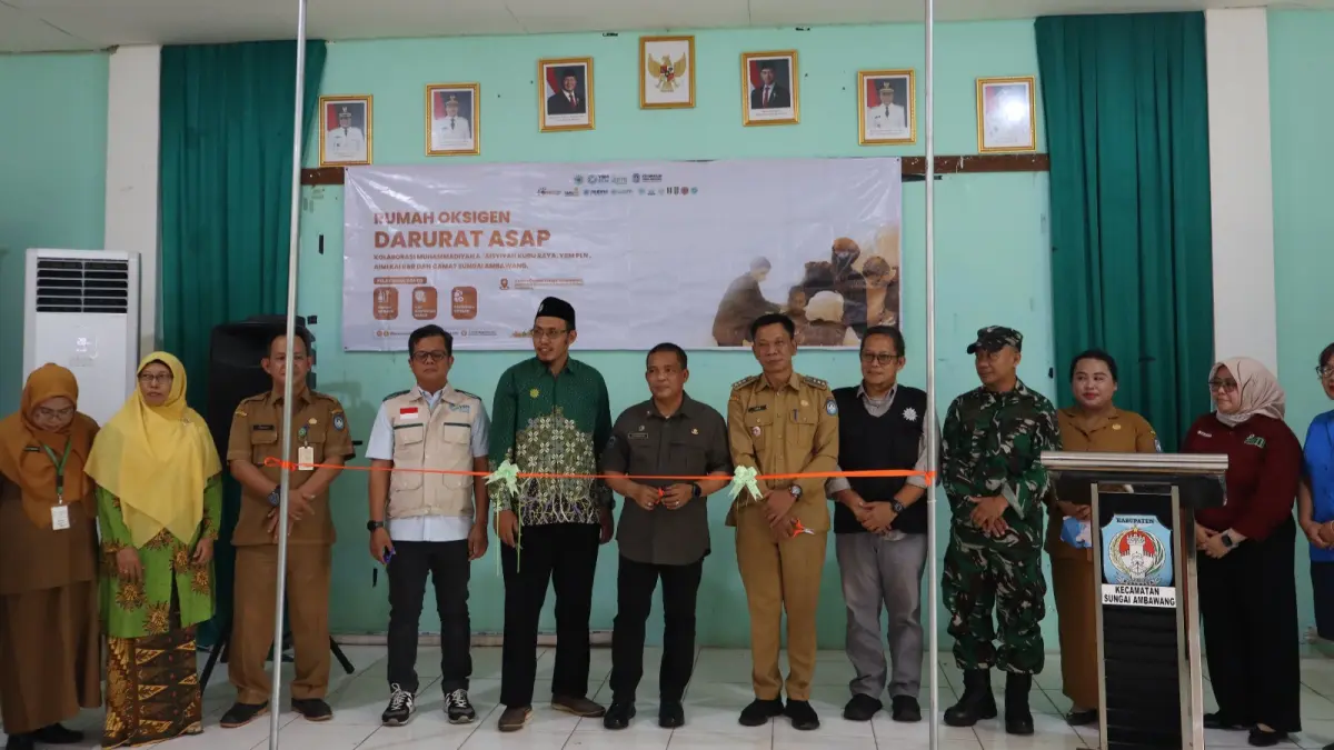 Bantu Warga Hadapi Kabut Asap, Rumah Oksigen Dibuka dengan Layanan Gratis di Sungai Ambawang