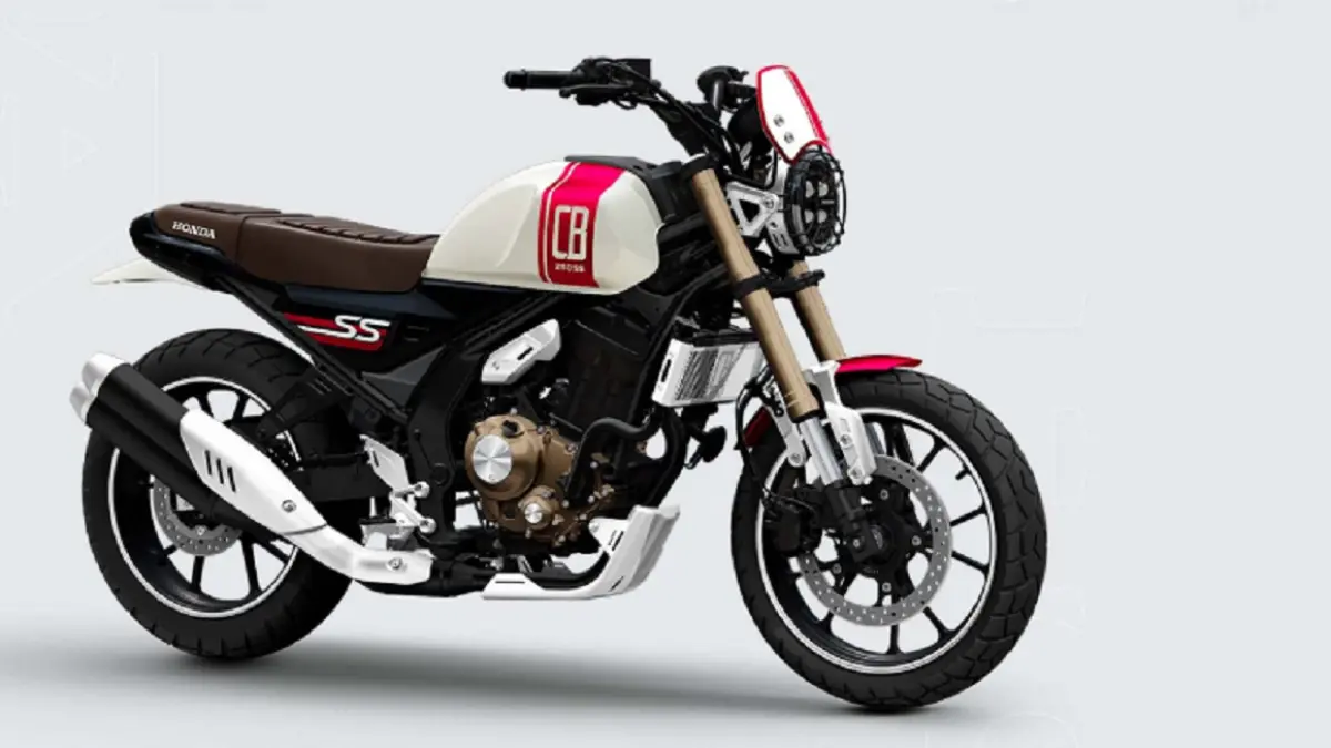 Honda CB250SS Concept mengusung gaya neo-retro scrambler dengan mesin satu silinder 250cc berpendingin cairan. (GREATBIKER)