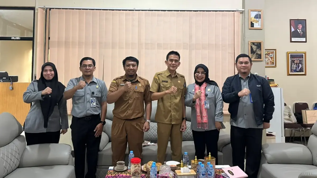 Kanwil Kemenkum Kalimantan Barat menerima kunjungan kerja dari Bappedalitbang Kabupaten Kubu Raya, Selasa (22/9). (DOK KANWIL KEMENKUM KALBAR)