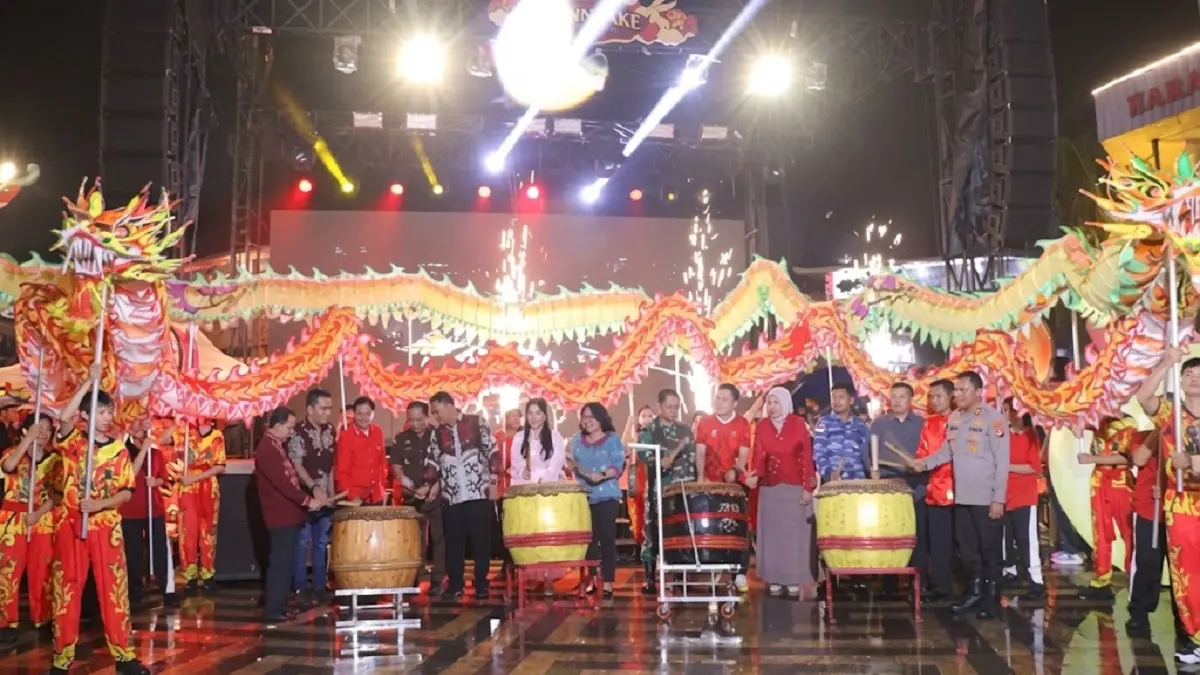 Pembukaan Singkawang Mooncake Festival 2026, Senin (21/9) malam. (MC Singkawang)