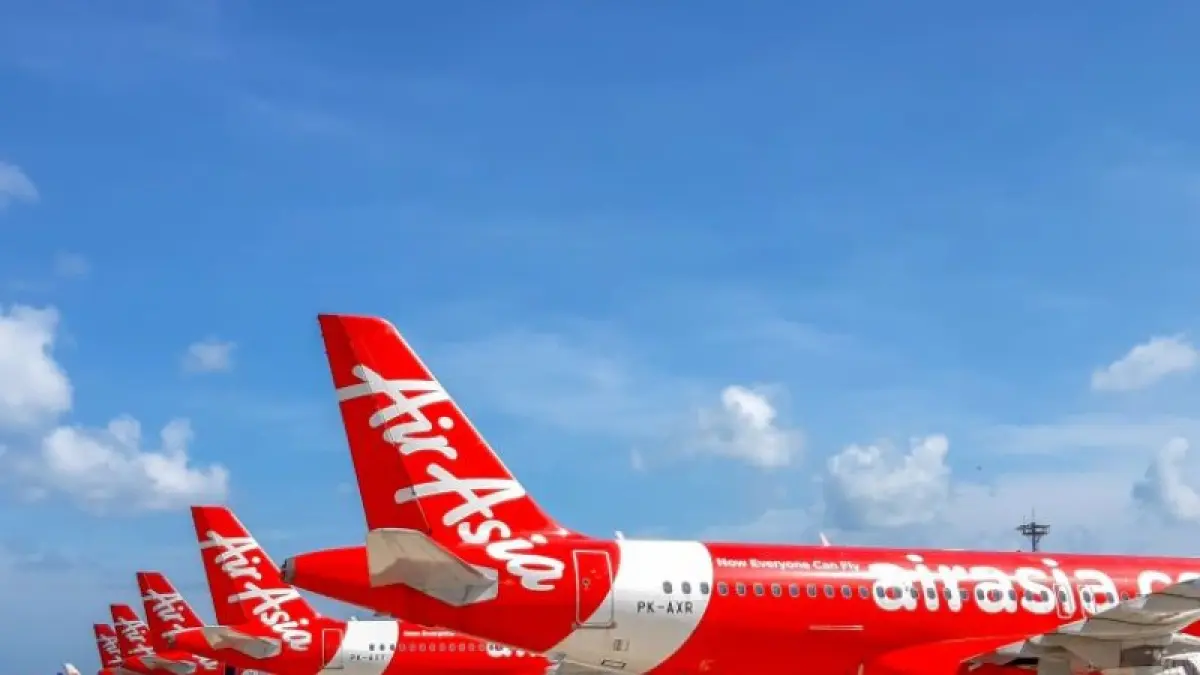 Maskapai penerbangan berbiaya rendah AirAsia. (ANTARA/HO-Indonesia AirAsia)