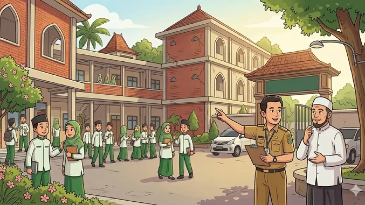 Ilustrasi Pondok Pesantren. (Jawa Pos)