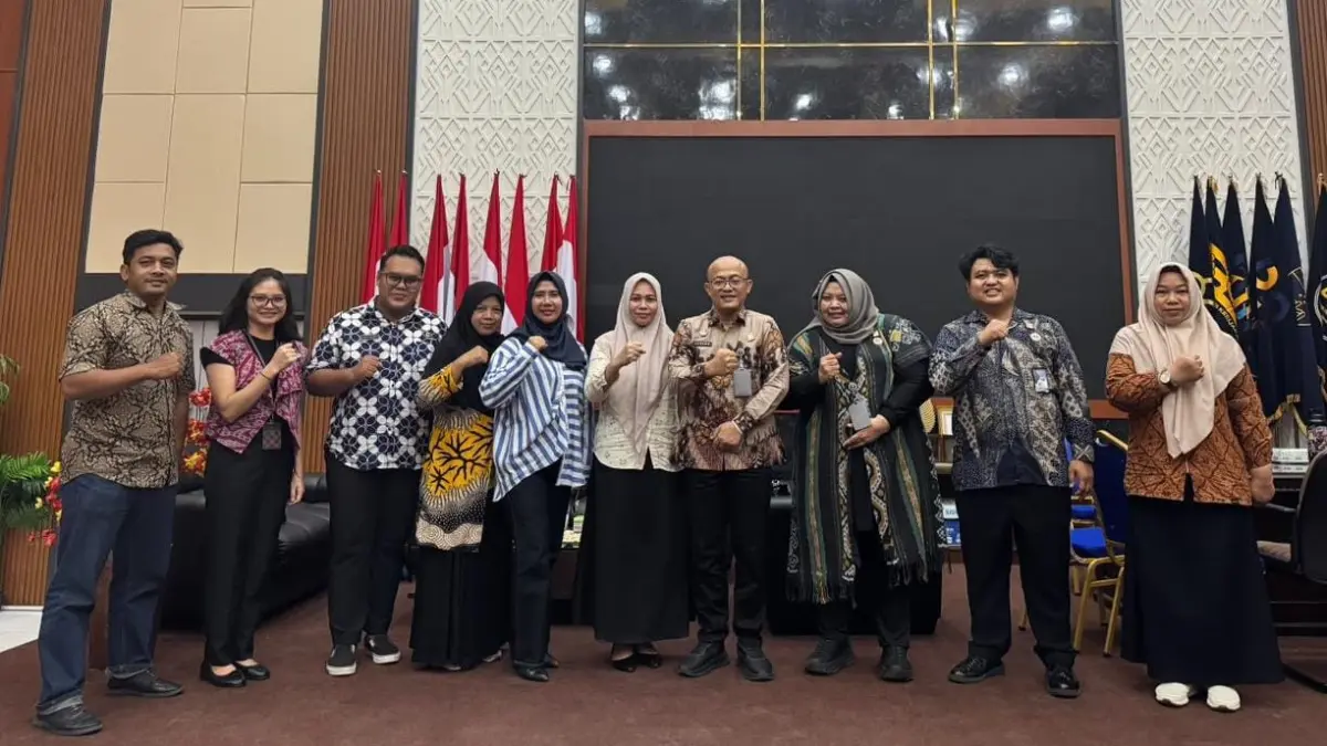 Kanwil Kemenkum Kalbar menerima kunker dan konsultasi Sekretariat DPRD bersama Bapperida Sekadau pada Kamis (24/9). (DOK KANWIL KEMENKUM KALBAR)