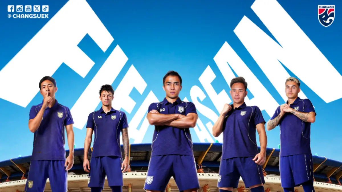 Timnas Thailand mengandalkan pengalaman dan kualitas skuad saat menghadapi Pakistan di FIFA ASEAN Cup 2026. (IG@changsuek)
