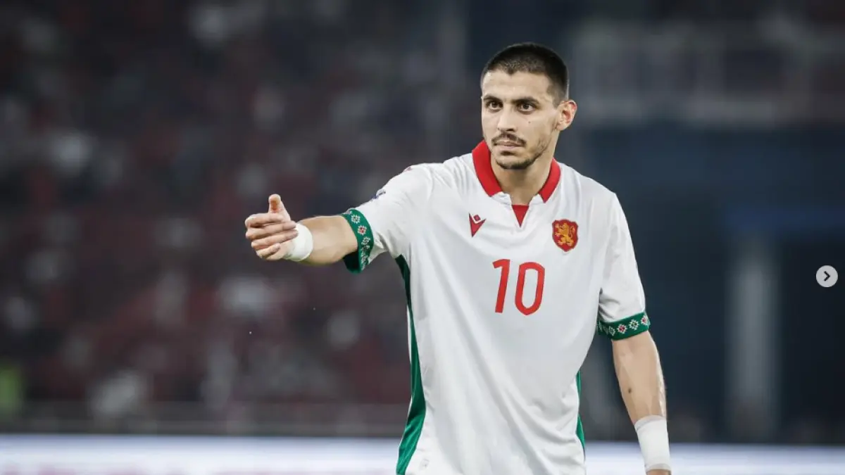 Zdravko Dimitrov menjadi salah satu pemain yang diprediksi menjadi tumpuan Bulgaria saat menghadapi Luksemburg di UEFA Nations League 2026/27. (IG@zdravko_dimitrov_)