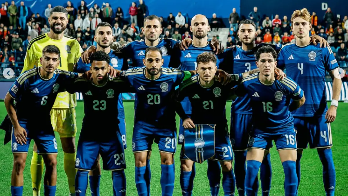 Timnas Cyprus bersiap menghadapi Latvia pada lanjutan UEFA Nations League 2026/2027 di Stadion Skonto, Riga. (IG@cyprusfa_official)