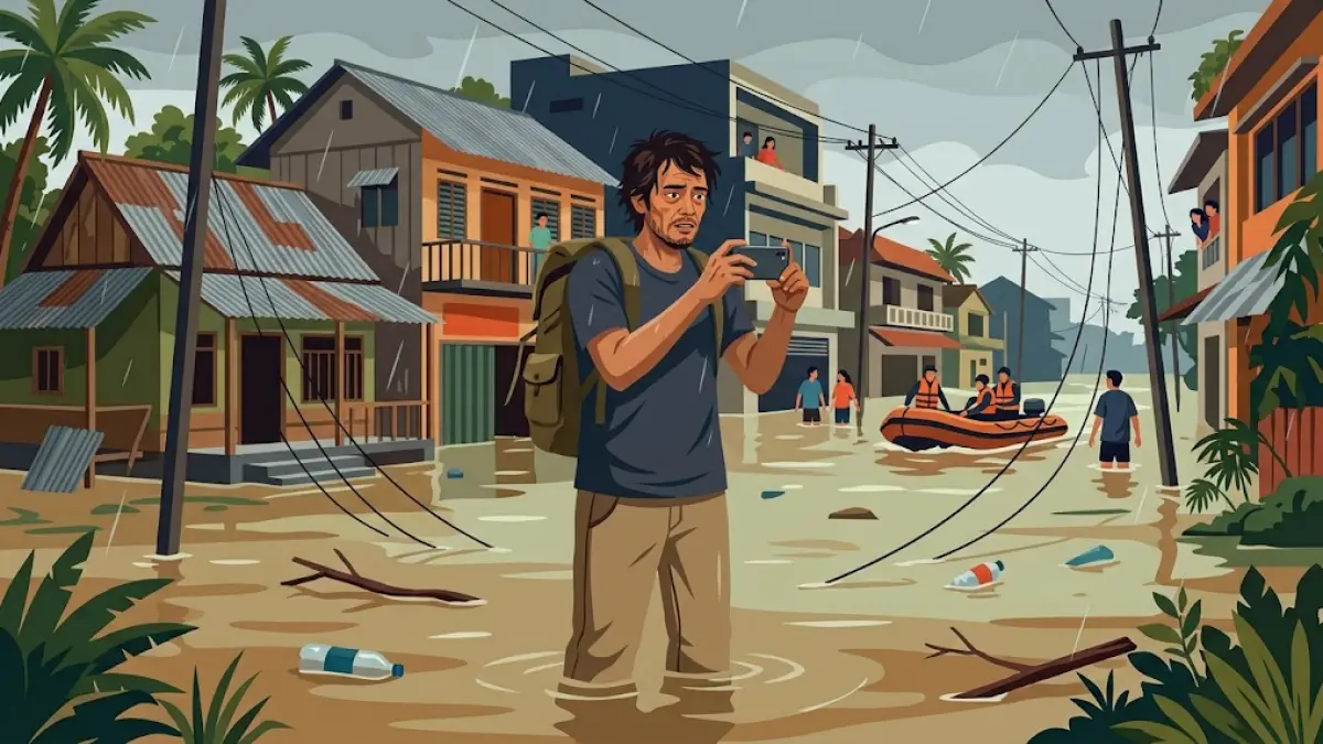 Ilustrasi homeless media