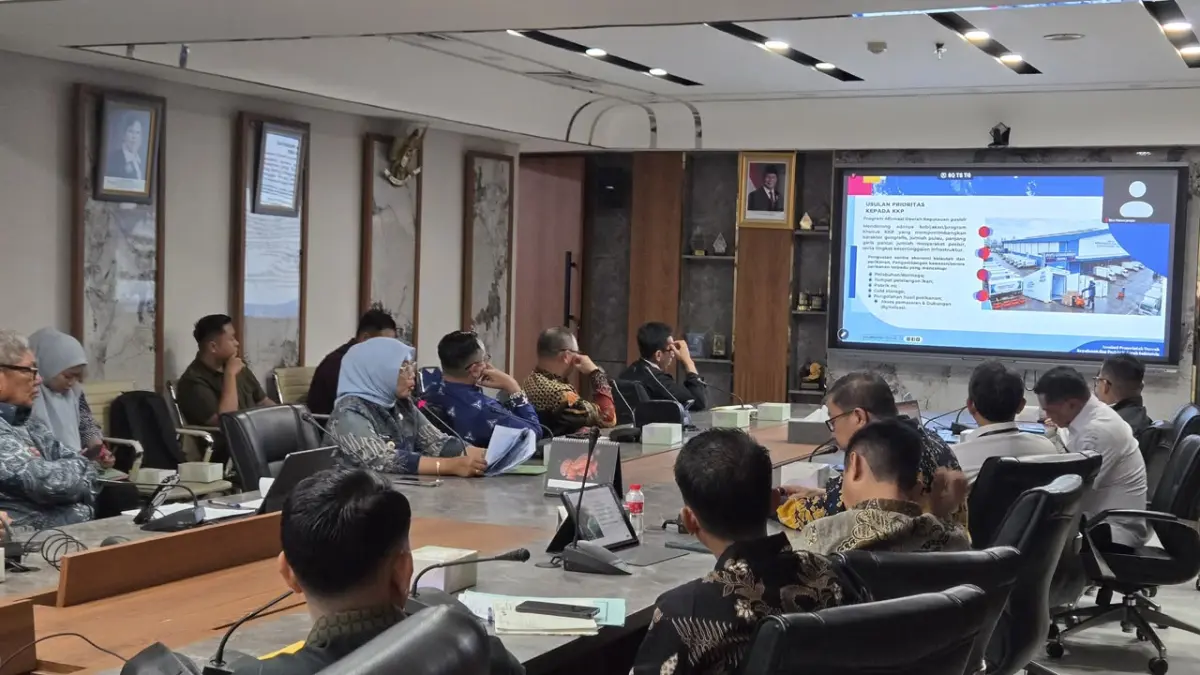 Ketua Umum Aspeksindo, Erlina memimpin audiensi ke Kementerian KKP.