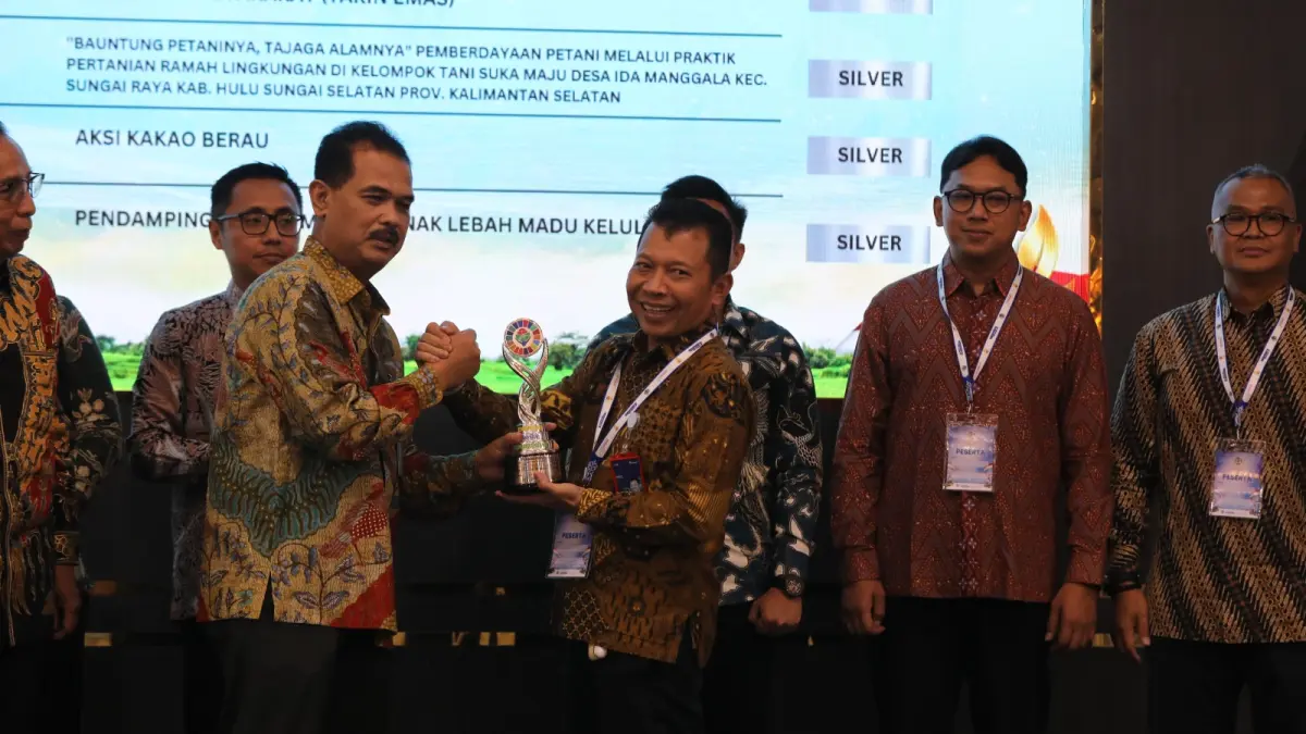 PT ANTAM (Persero) Tbk UBP Bauksit Kalimantan Barat (ANTAM) berhasil meraih predikat Silver dalam ajang Corporate Social Responsibility (CSR) and Sustainable Village Development (PDB) Awards 2026. (ISTIMEWA)