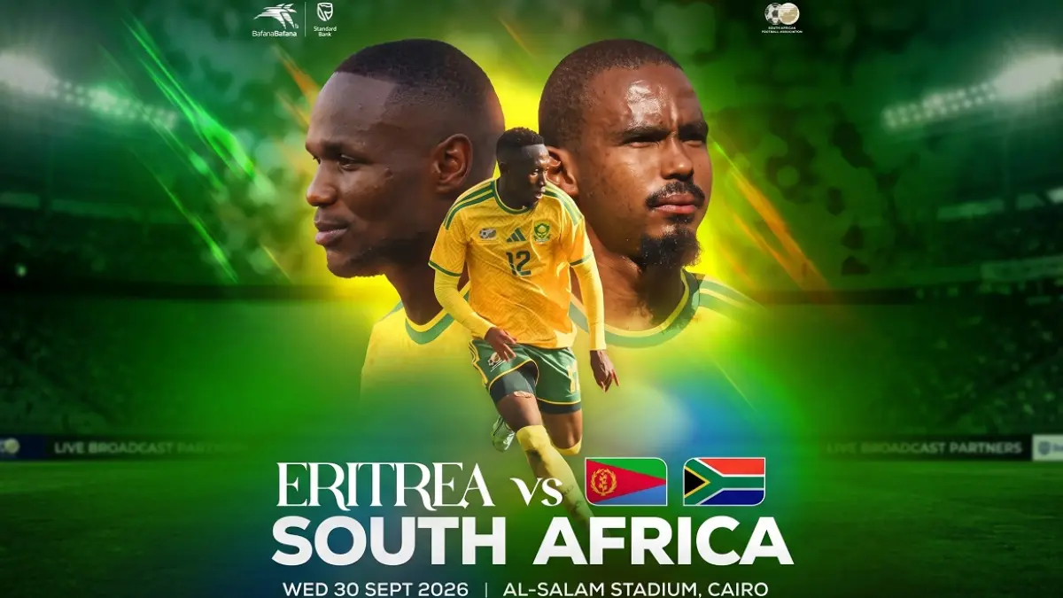 Timnas Afrika Selatan bersiap menghadapi Eritrea dalam Kualifikasi Piala Afrika 2027. (IG@bafanabafanaofficial)