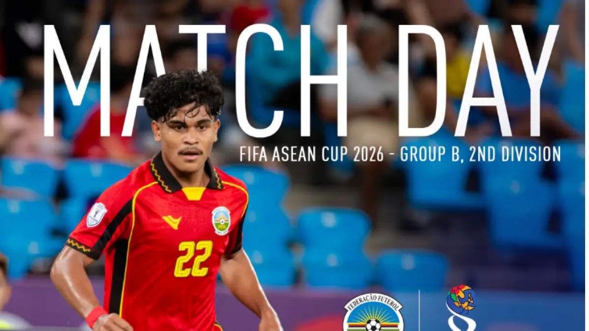 Timor-Leste bersiap menghadapi Kamboja dalam laga penentu Grup B FIFA ASEAN Cup 2026. (IG@fftl.official)